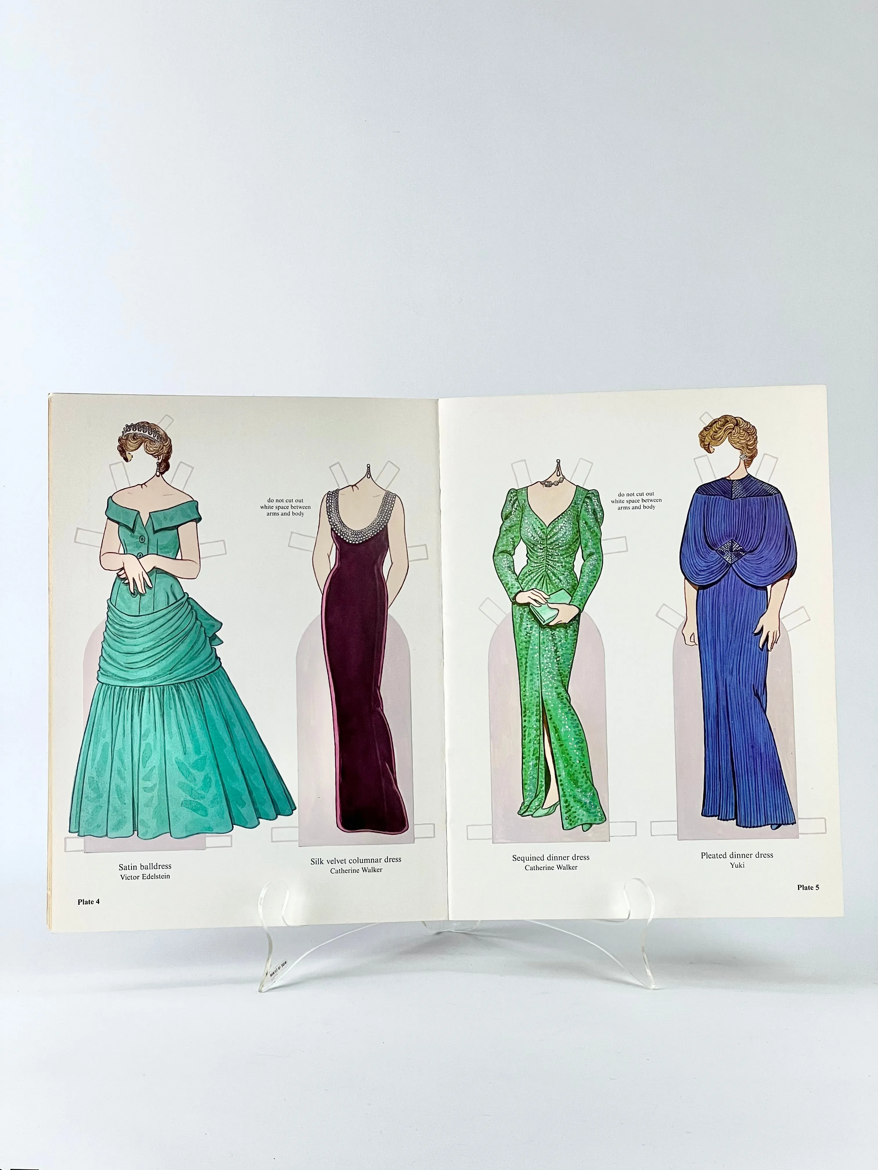 1997 Vintage Princess Diana Paper Doll Book