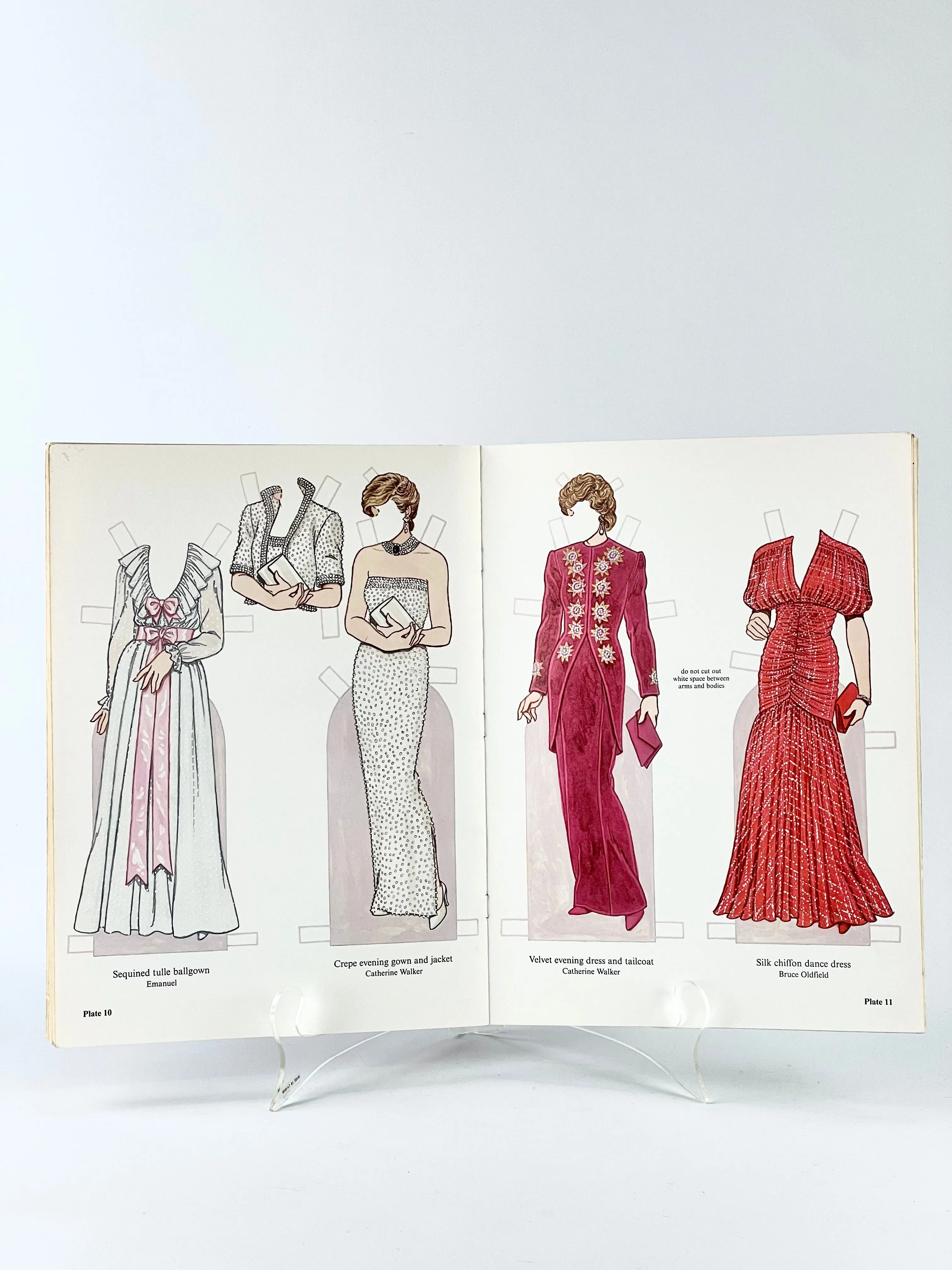 1997 Vintage Princess Diana Paper Doll Book