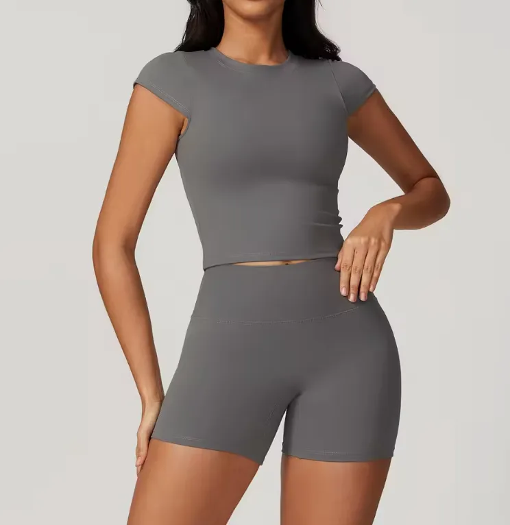 A&A ProSculpt Cap Sleeve Top & Shorts Set