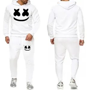 Adult Marsh-mallo Hoodie and Pants DJ Rock Music Party Outfit Set