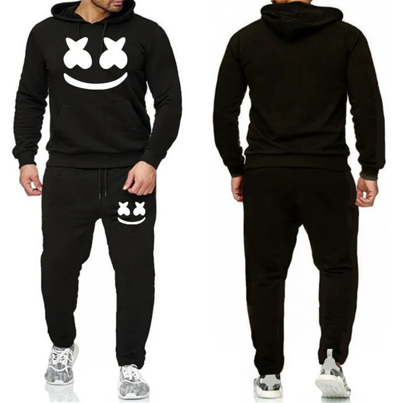 Adult Marsh-mallo Hoodie and Pants DJ Rock Music Party Outfit Set