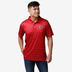 Atlanta Falcons Striped Polyester Polo