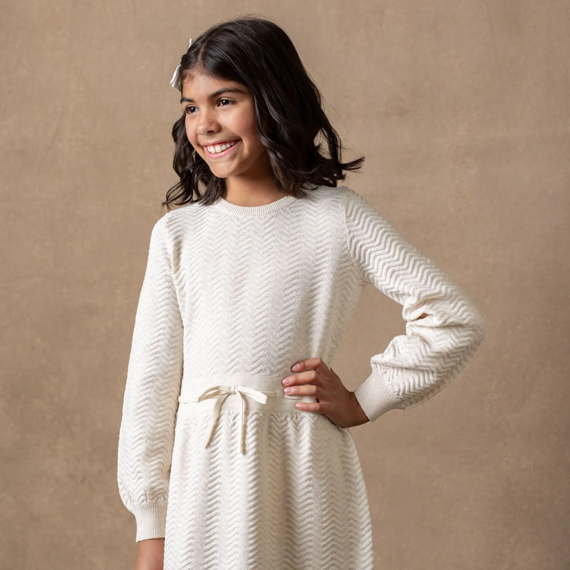 Balloon Sleeve Sweater Dress - Baby