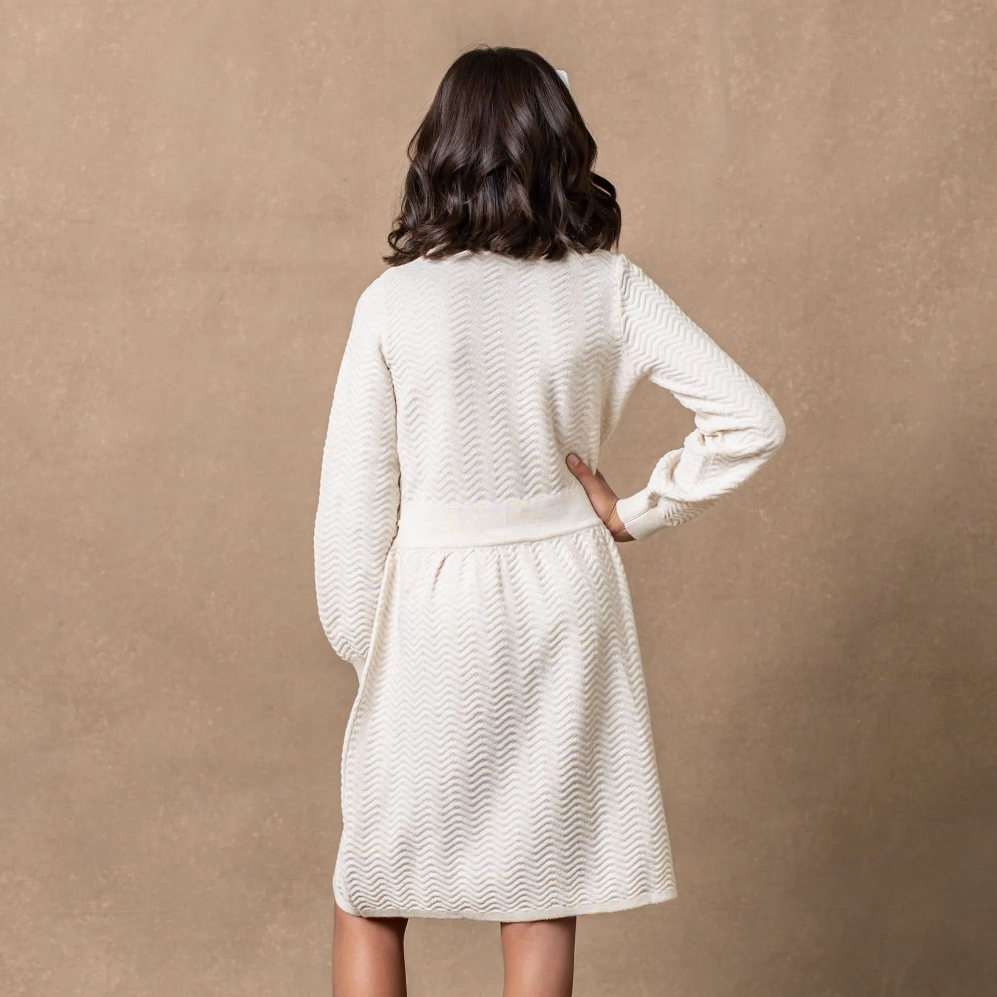 Balloon Sleeve Sweater Dress - Baby