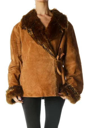 Brown Shearling Coat