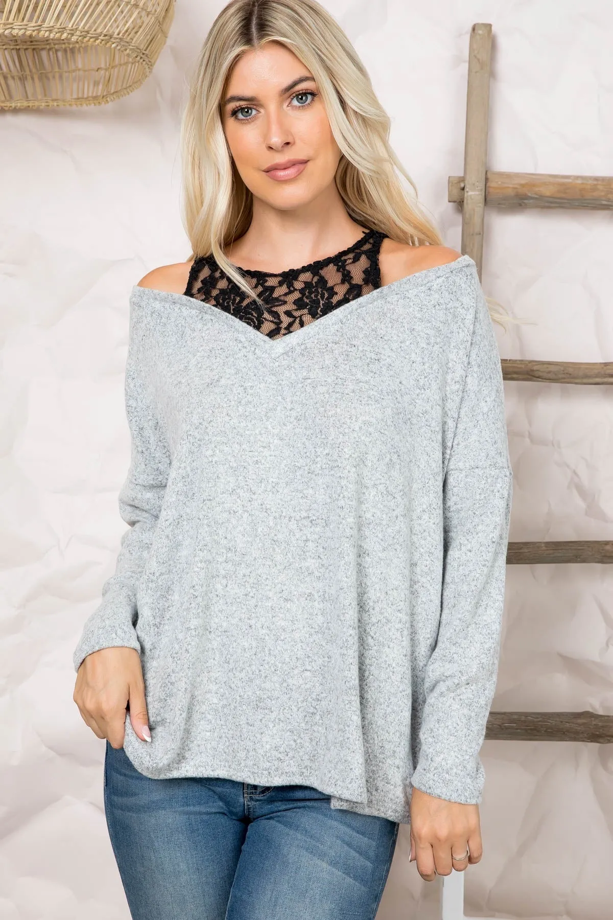 C2-A-1-AD4748 HEATHER GRAY TOP 2-2-2