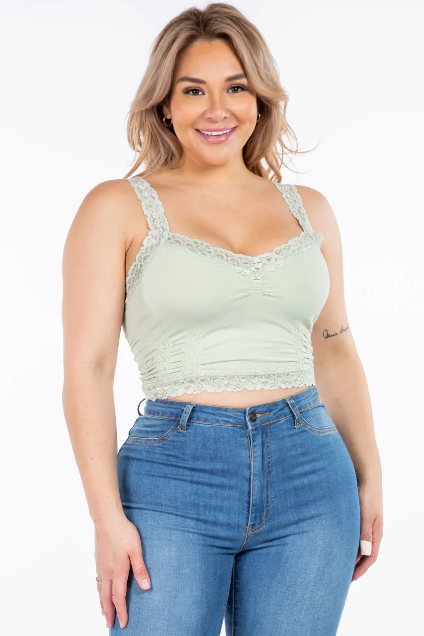 C2478XL Plus Size M.RENA BRALETTE with LACE