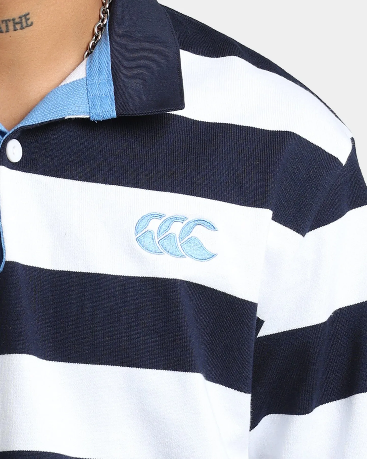 Canterbury Hoop Rugby Jersey Navy