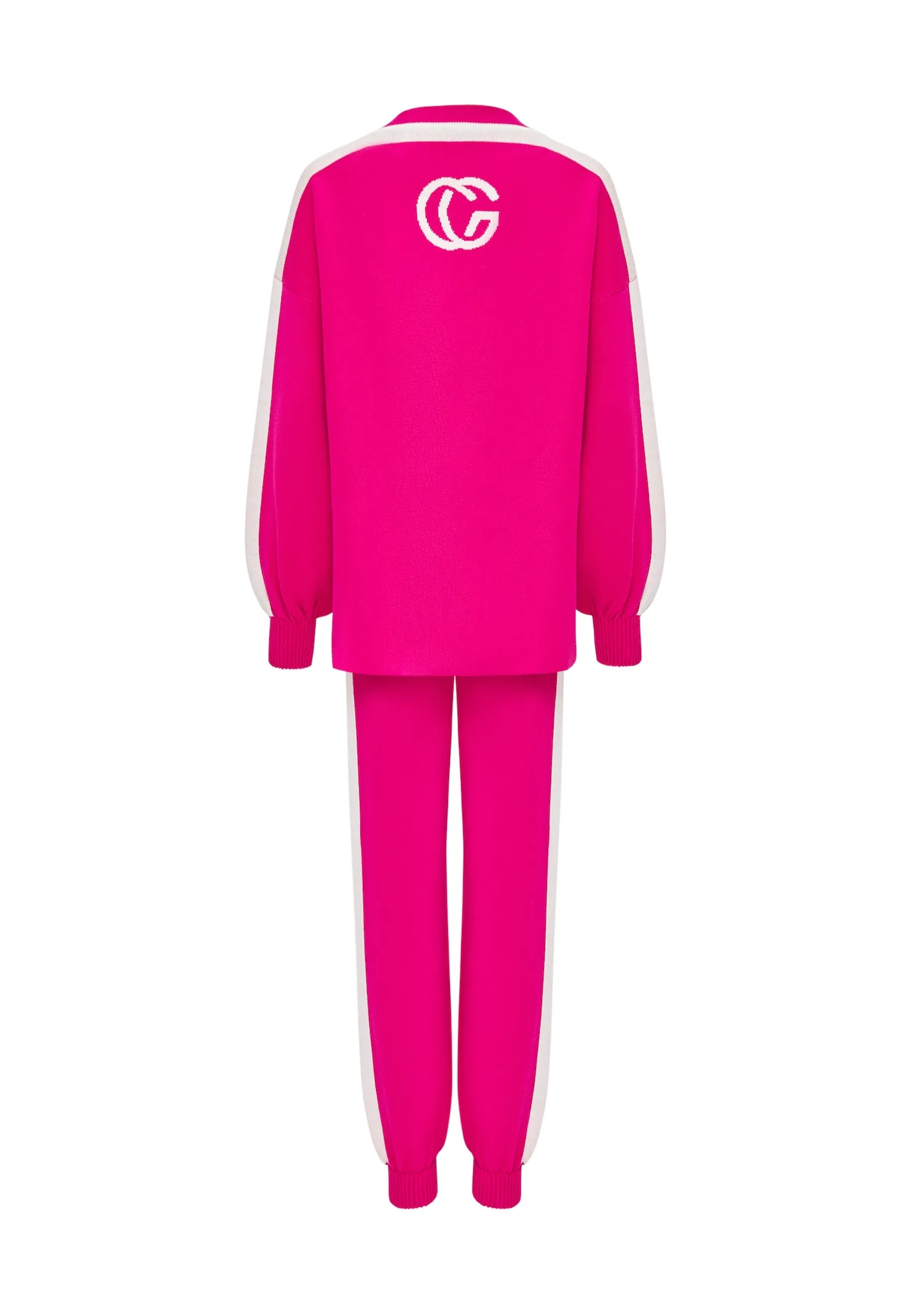 CG Knitted Jogger set - Pink