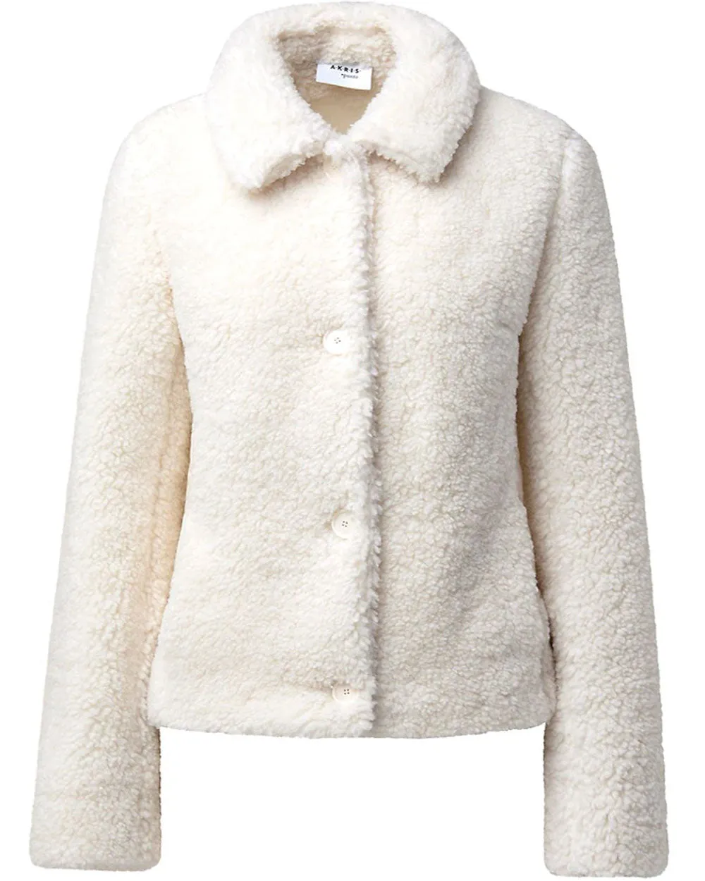 Cream Faux Shearling Jacket