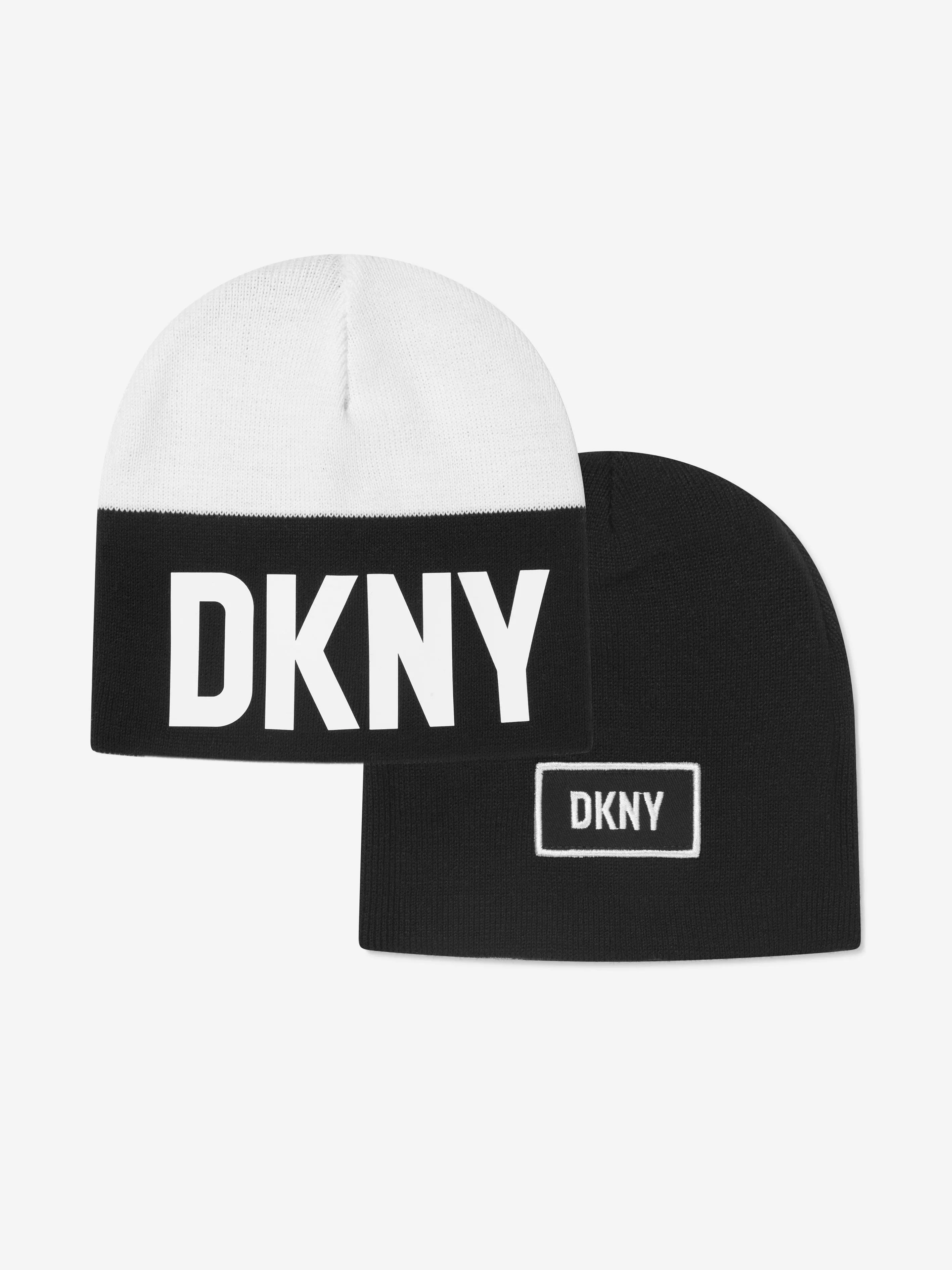 DKNY Girls Knitted Reversible Hat