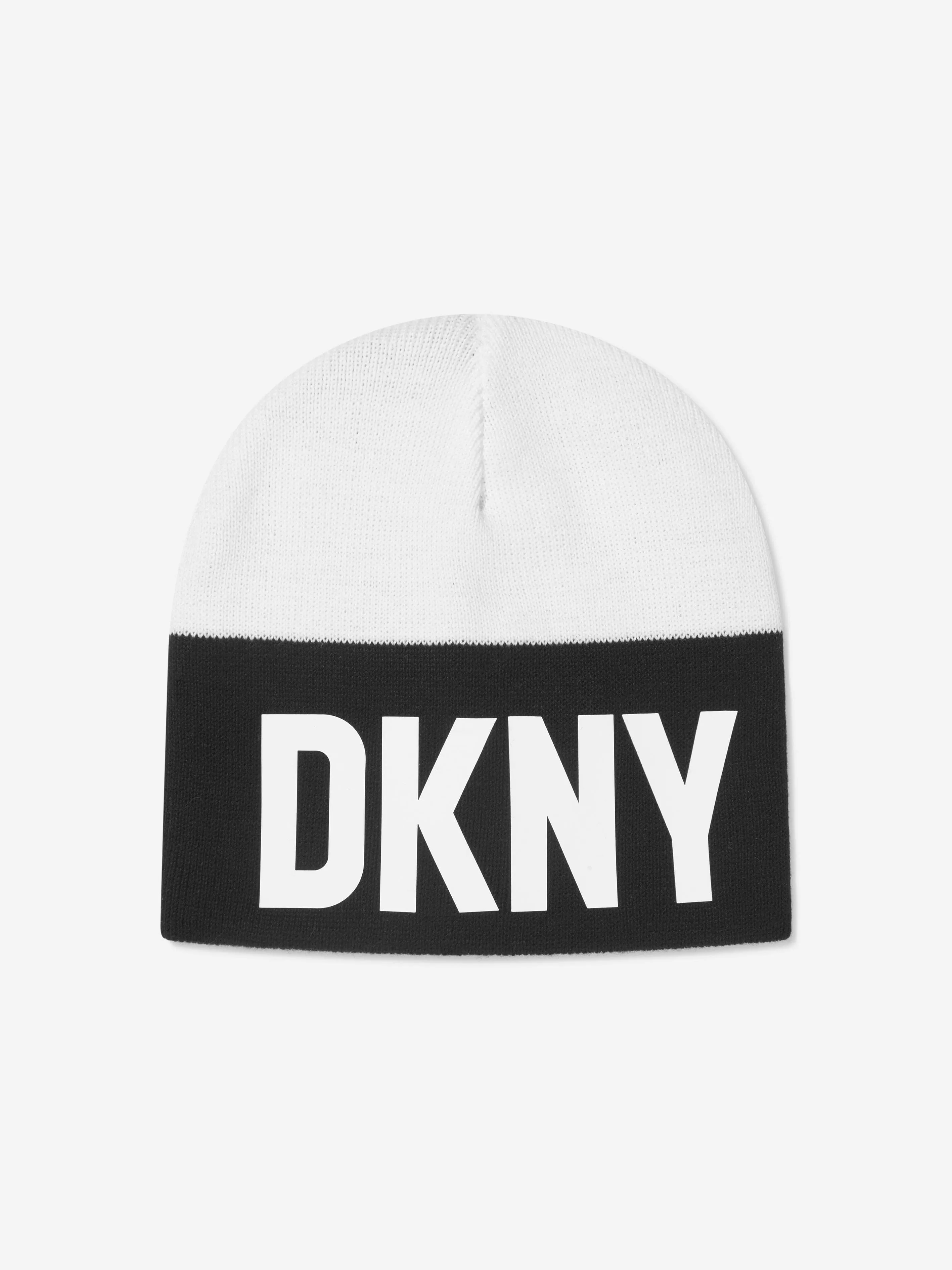 DKNY Girls Knitted Reversible Hat