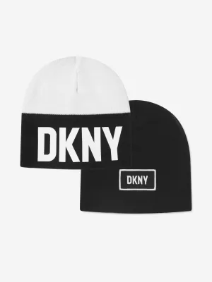 DKNY Girls Knitted Reversible Hat