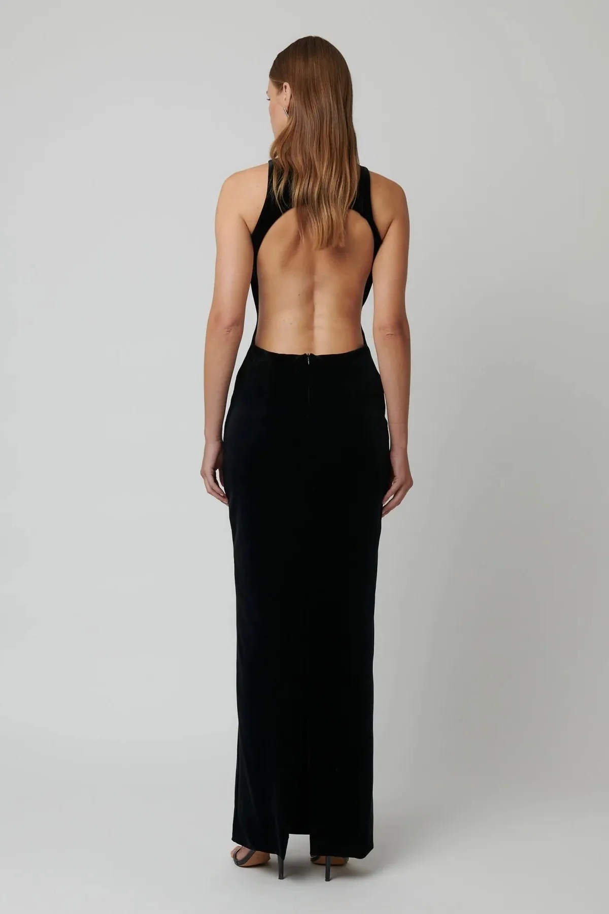 Effie Kats Ambre Gown - Black Velvet