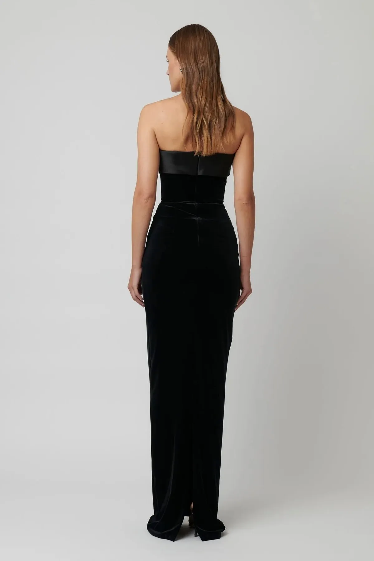 Effie Kats Monroe Gown - Black Velvet