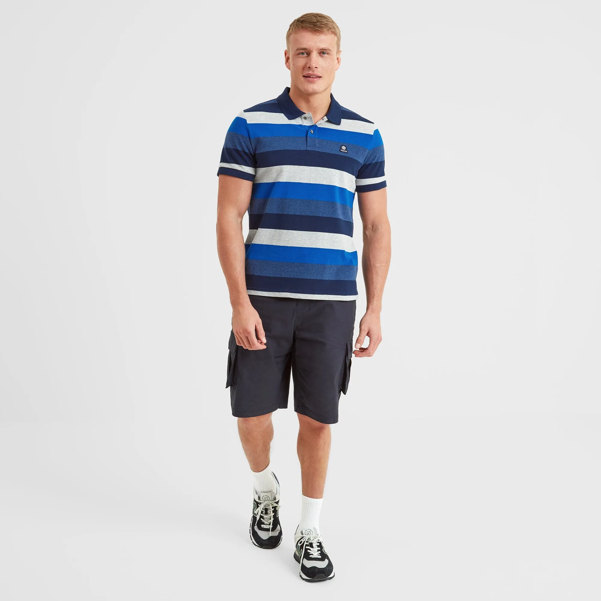 Flaxby Mens Polo - Navy