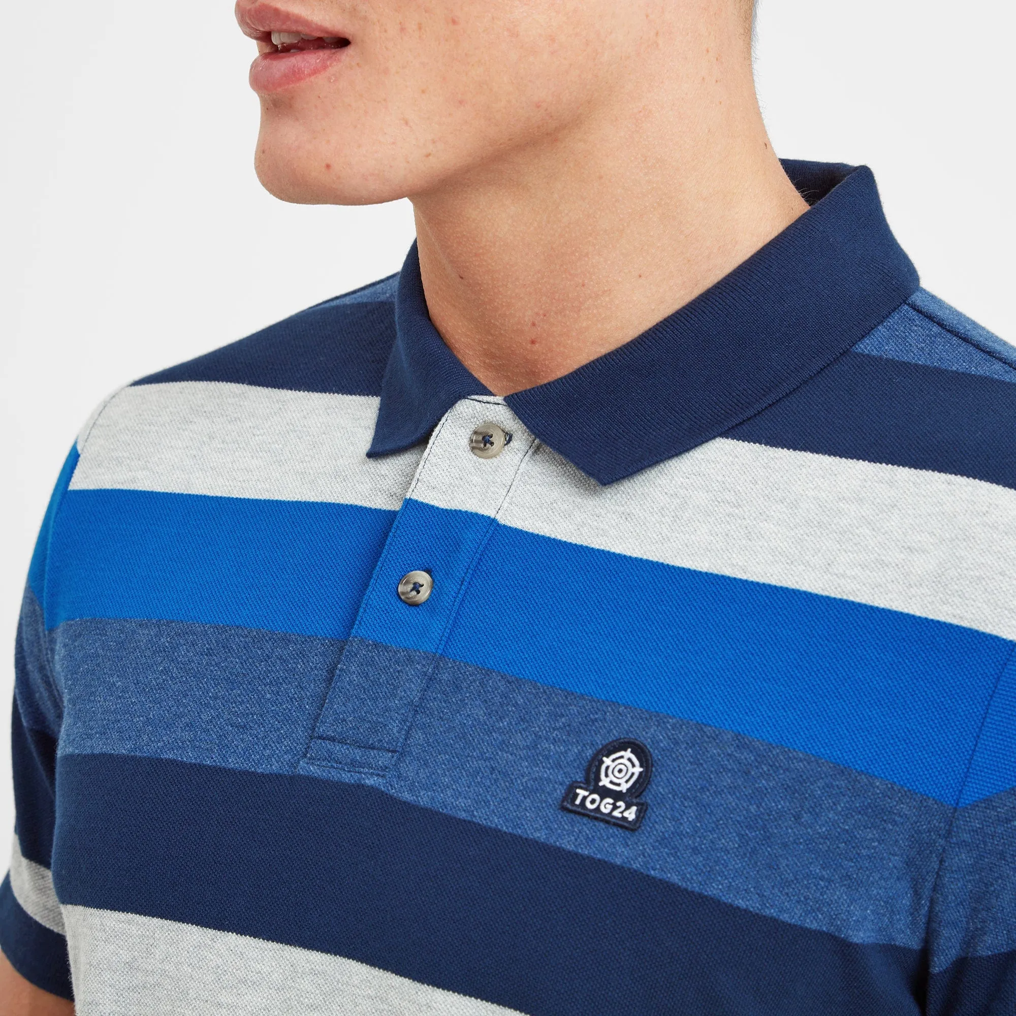 Flaxby Mens Polo - Navy