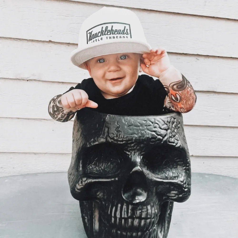 Infant Snapback Hat I Shell Beach Summer Hat Infant