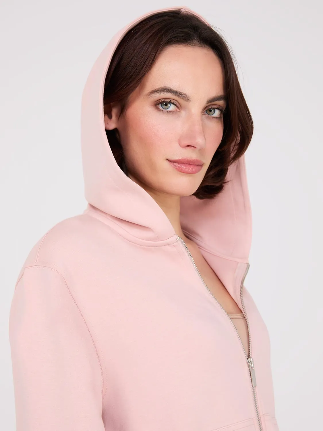 Kangaroo Pocket Zip-Up Hoodie