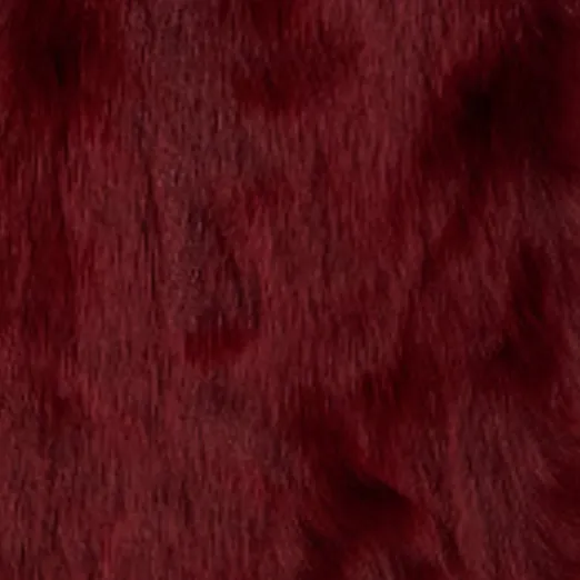 Lolo Shearling Coat in Oxblood