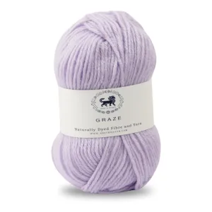 Nestnhaven Acrowools Graze Hand Knitting and Crochet Yarn. Pack of 1 Ball - 100gms. Shade no - NNHG002 (Lilac)