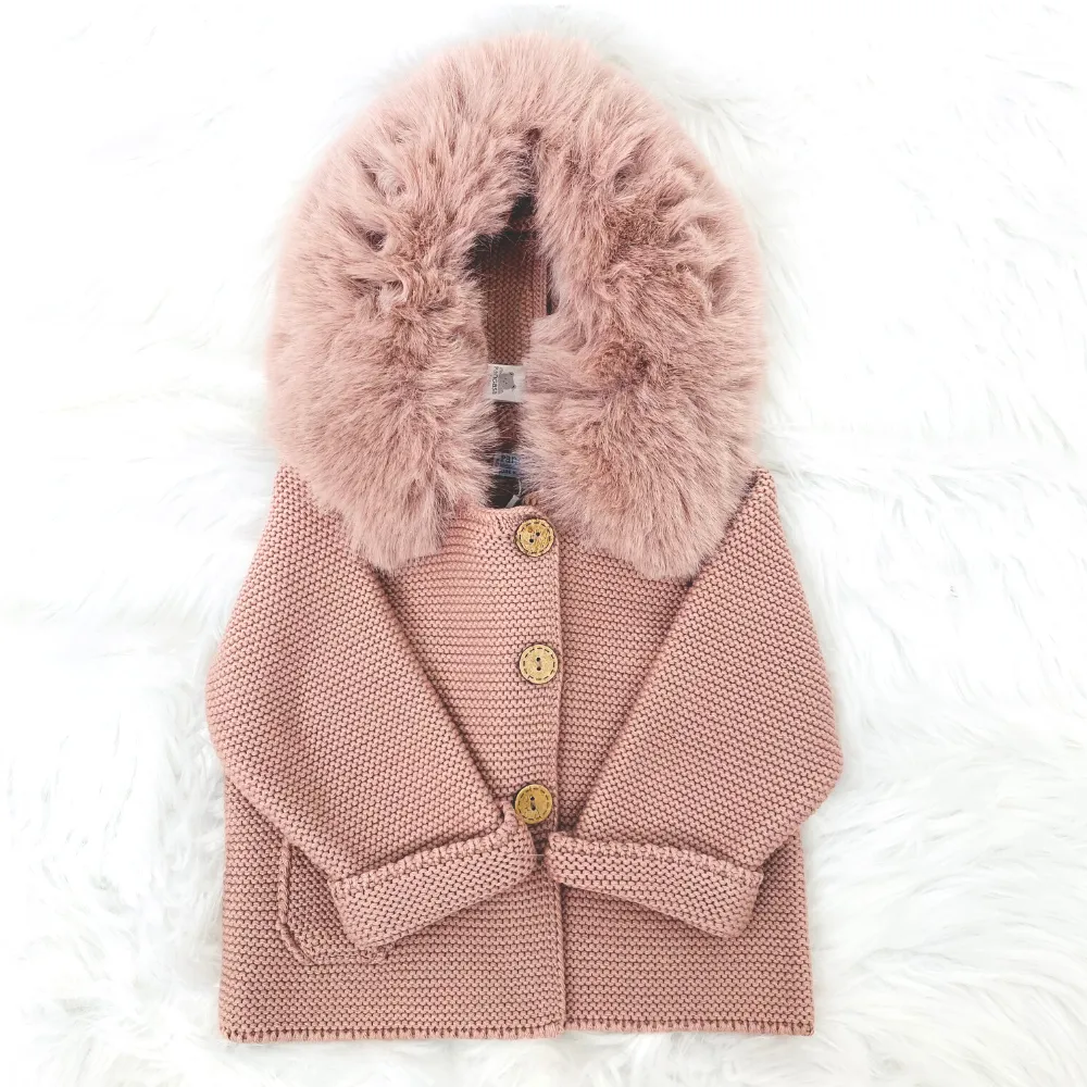 NEW!!  Pangasa Vintage Pink Faux Fur Jacket