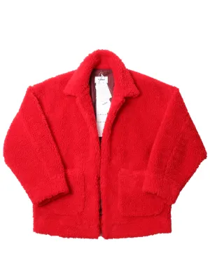 "Painting" Shearling Coat