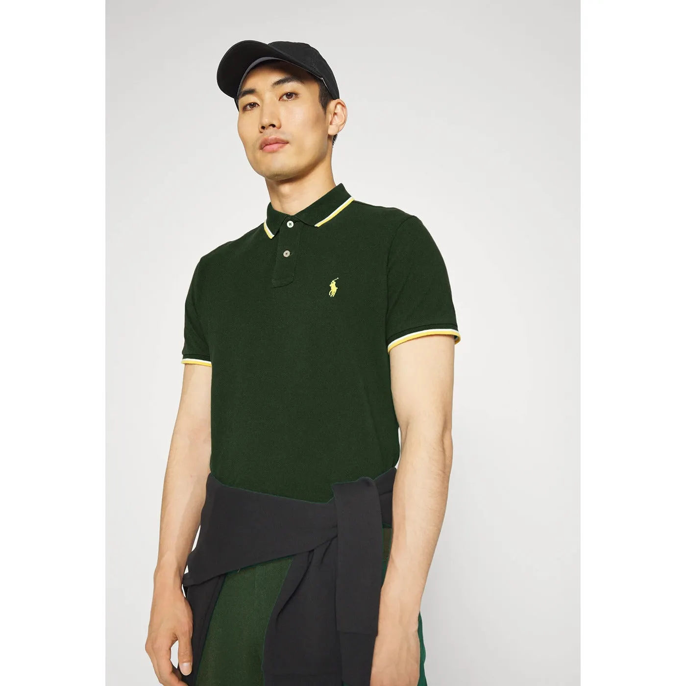 RL Custom Slim Fit Green Polo