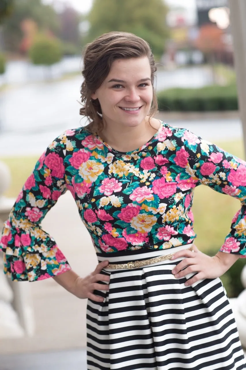 Ruffle Layering Top