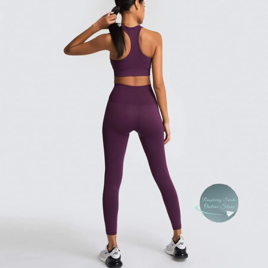 Seamless Two Piece Exercise Leggings