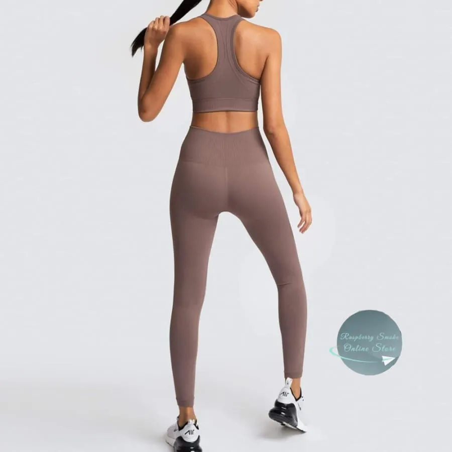 Seamless Two Piece Exercise Leggings