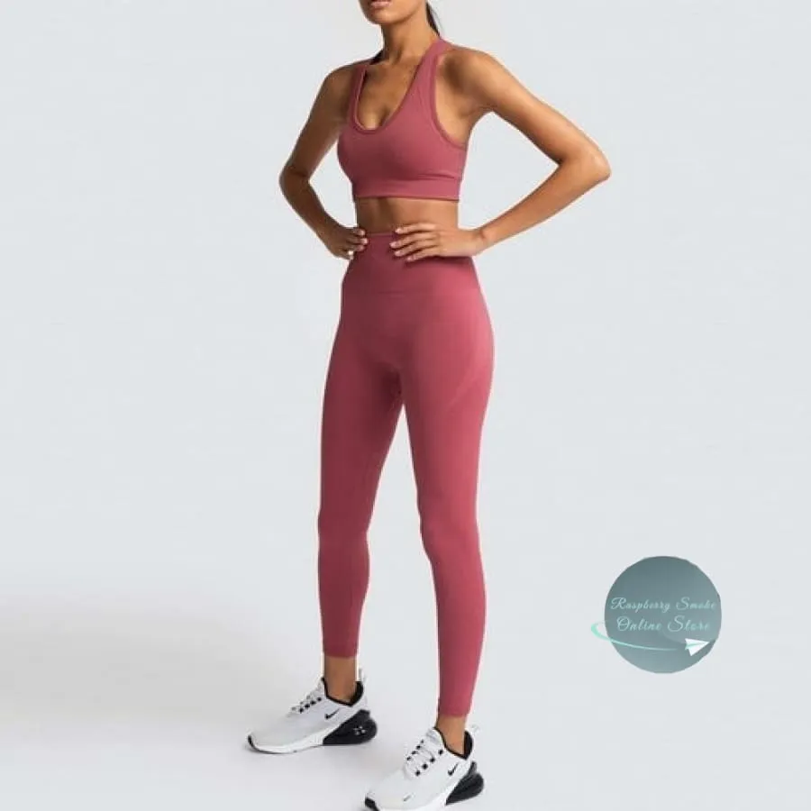 Seamless Two Piece Exercise Leggings