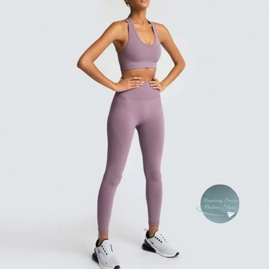 Seamless Two Piece Exercise Leggings