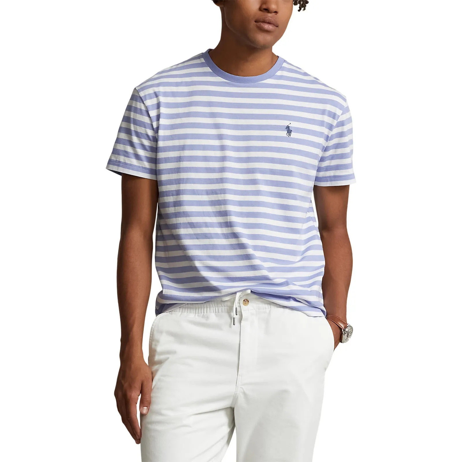 Short Sleeve T-Shirt - Lafayette Blue/White