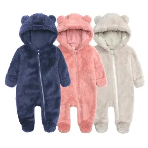 Soft Merino Plain Boy 2PCs Rompers