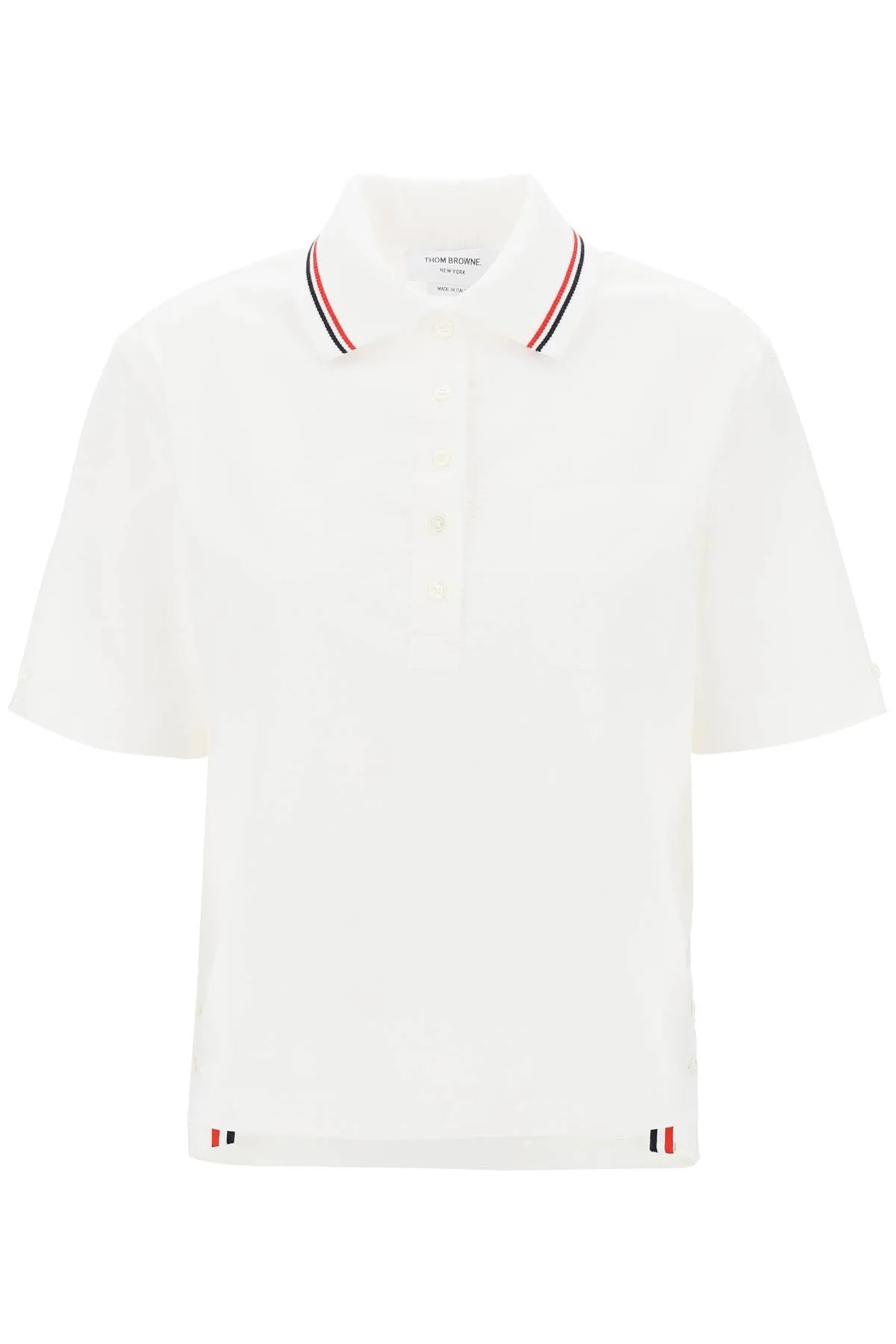 Thom Browne Seersucker Polo Shirt