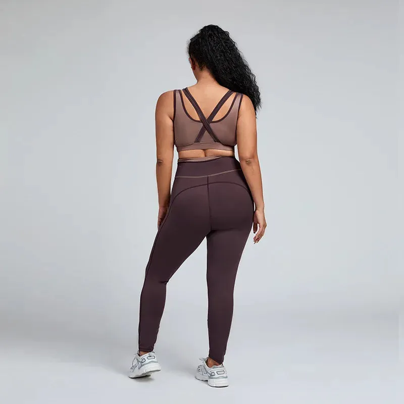 Trend4us Women's Plus Size Activewear Set