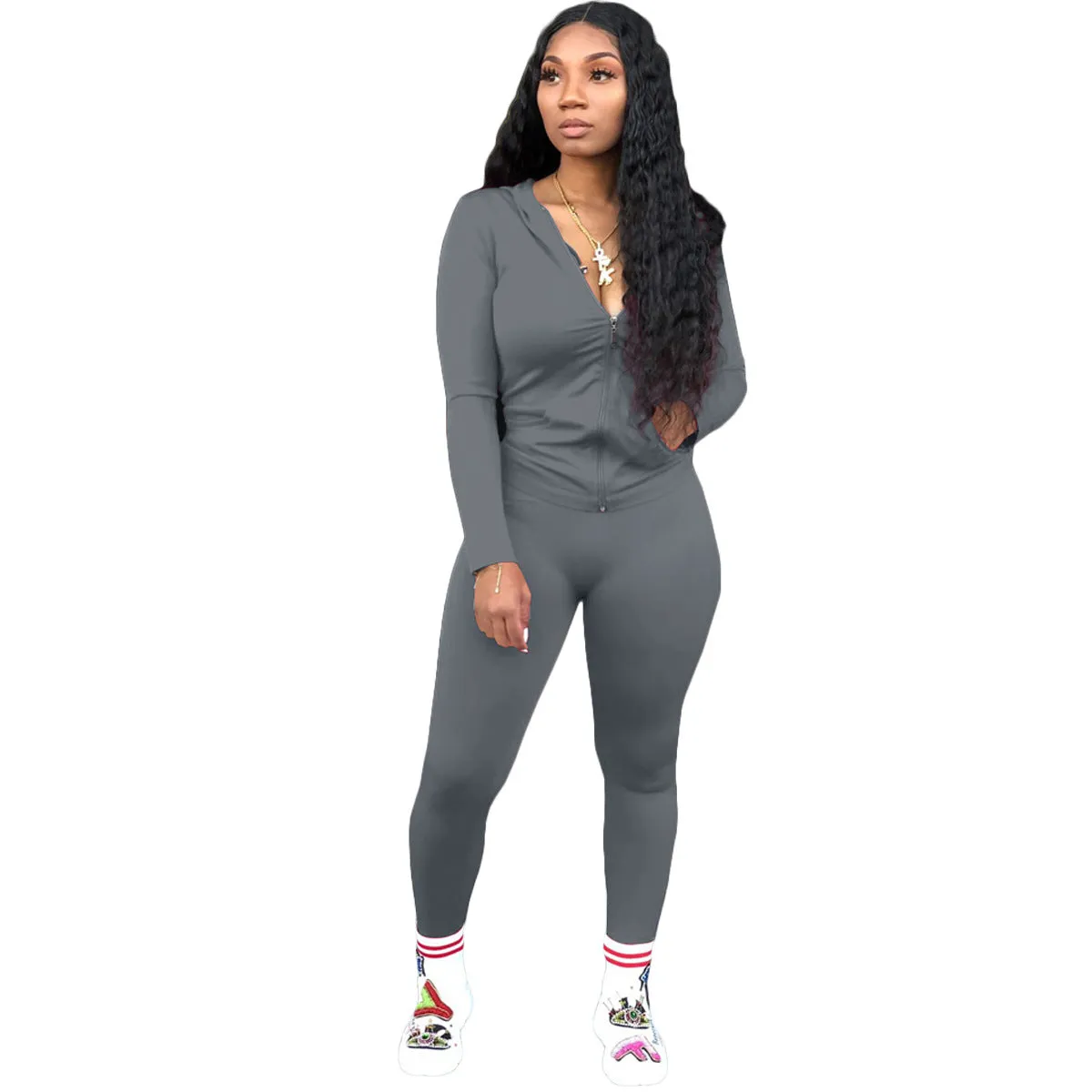 Two-Piece Sets Bodycon Outdoor Wholesale Activewear sets SO180717