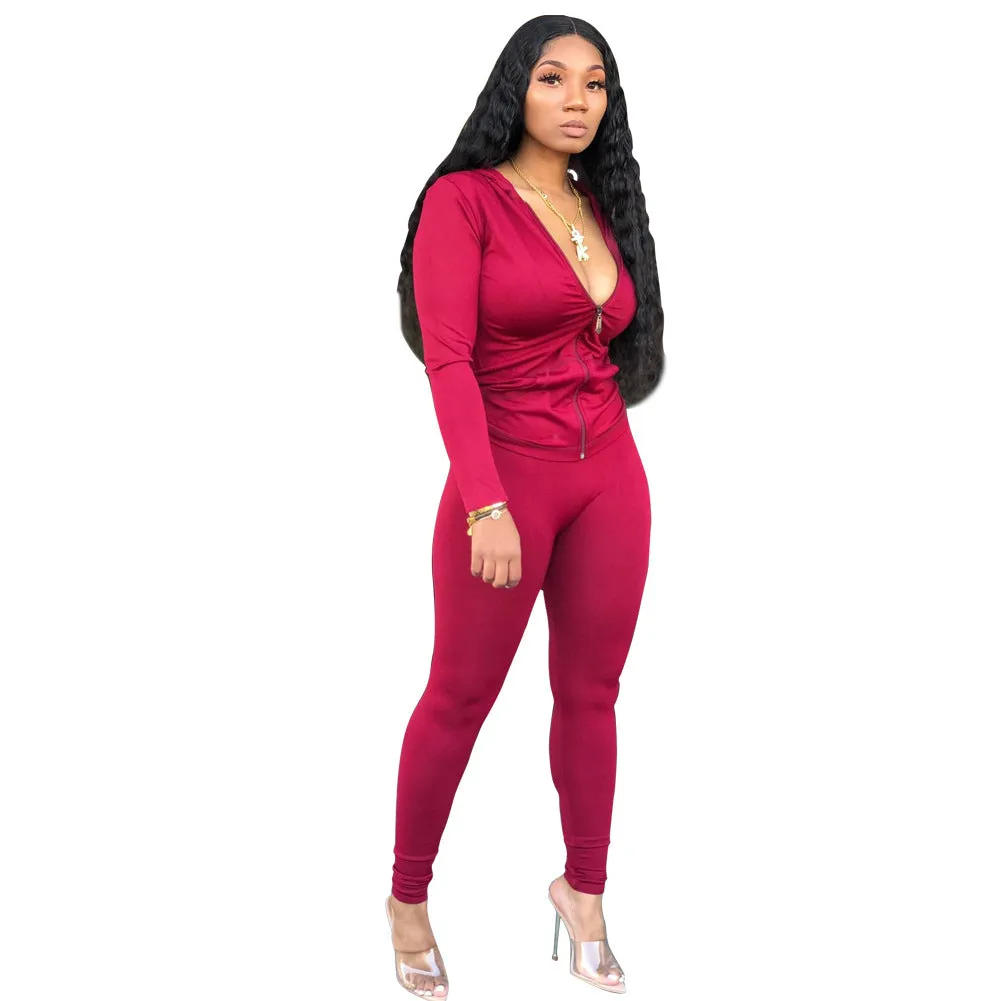 Two-Piece Sets Bodycon Outdoor Wholesale Activewear sets SO180717