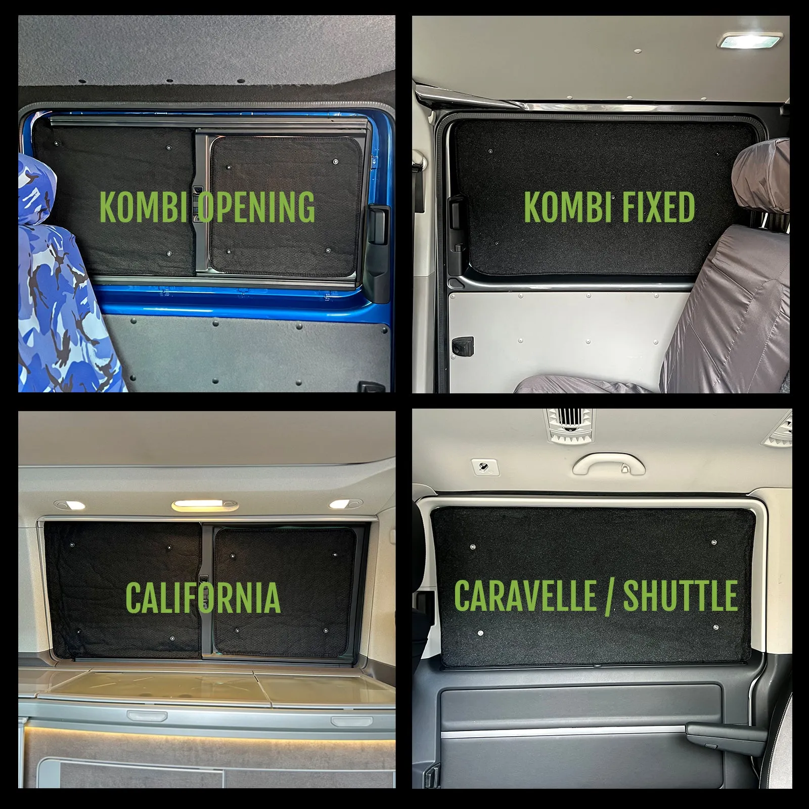 VW T6.1 - Thermal Screens Full 6p Set