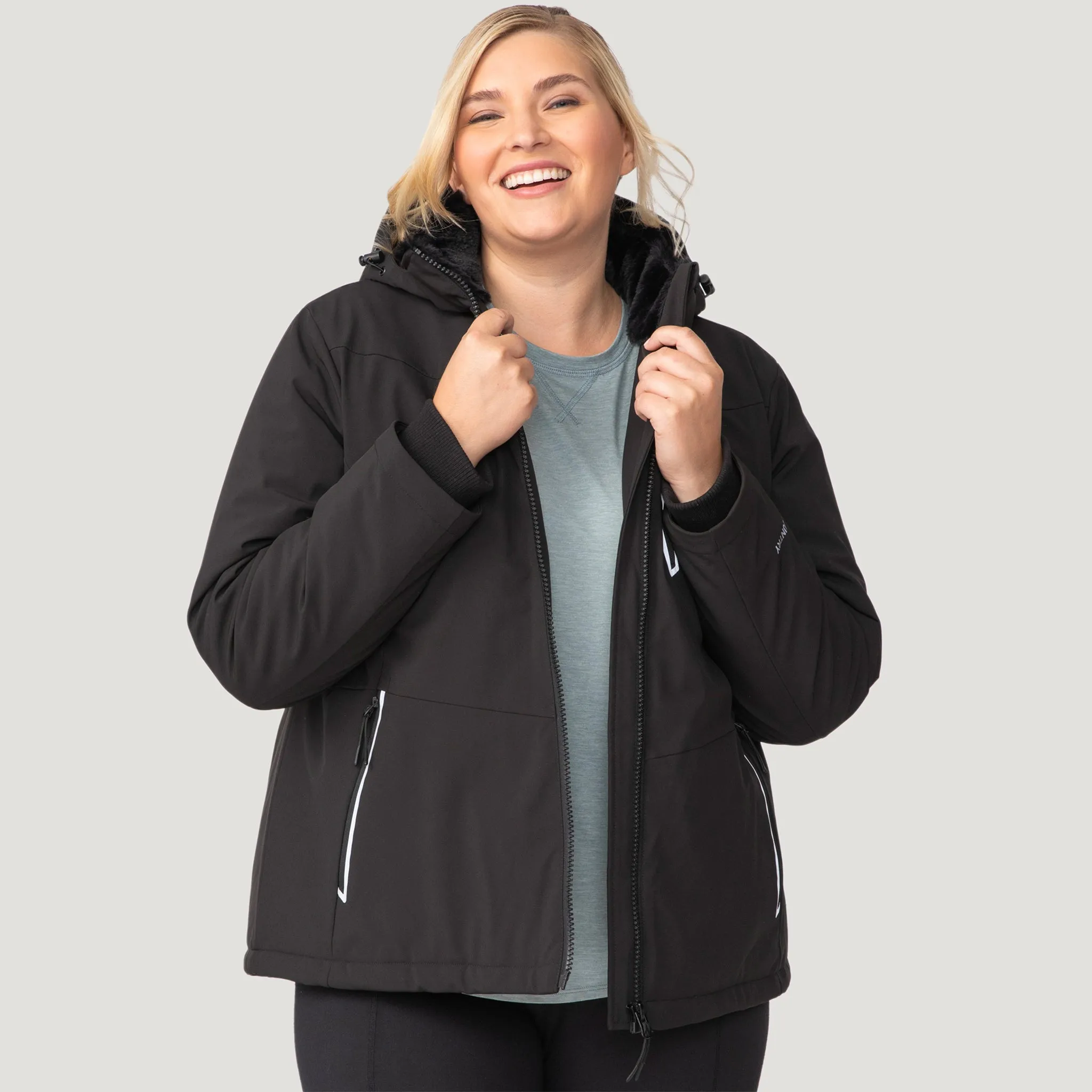 Women's Plus Size FreeCycle® Thermo Super Softshell® II Jacket